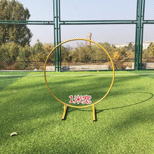 Load image into Gallery viewer, iron circle Wedding arch props background single arch flower outdoor lawn wedding flower door rack wedding birthday decoration
